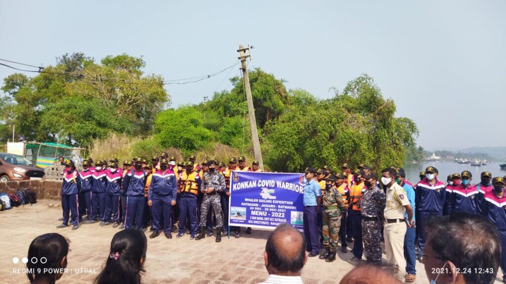 २ महाराष्ट्र नेव्हल युनिट, रत्नागिरीची ‘कोकण कोविड वॉरिअर सागरी नौका मोहीम’ काळबादेवी येथे संपन्न