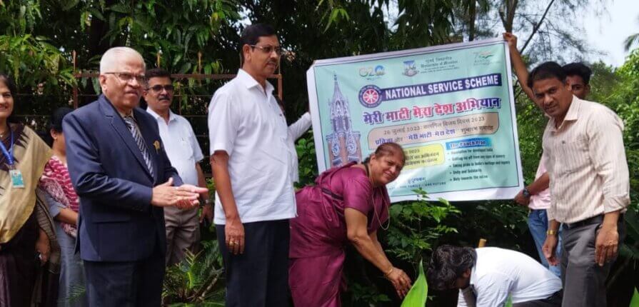 गोगटे जोगळेकर महाविद्यालयात राष्ट्रीय सेवा योजना विभागातर्फे ‘मेरी माटी मेरा देश’ उपक्रमाचा प्रारंभ